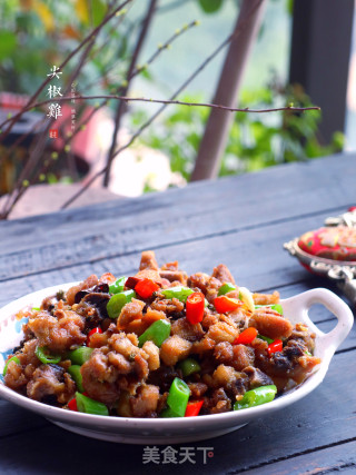 尖椒鸡的做法步调：15