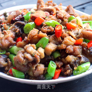 尖椒鸡的做法步调：16