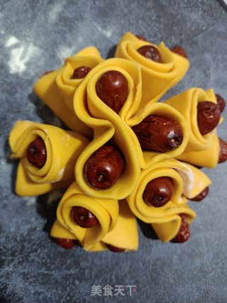 枣花馒头的做法步调：8