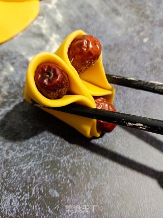 枣花馒头的做法步调：6