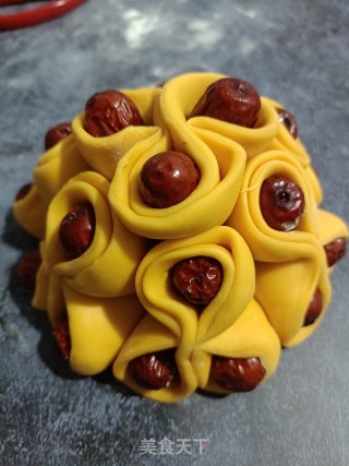 枣花馒头的做法步调：9