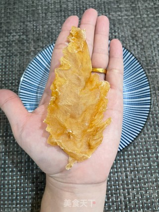 鱼胶泡收的做法步调：1