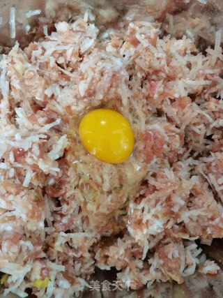 萝卜猪肉蒸饺的做法步调：9