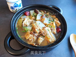 菌汤排骨炖冬瓜的做法步调：11