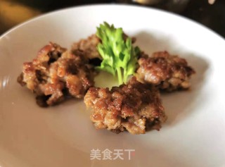 喷鼻煎羊肉饼的做法步调：9