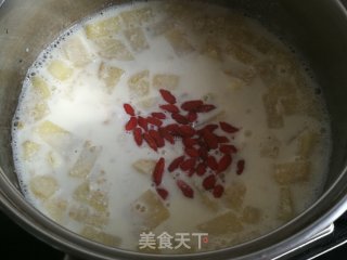 苹果牛奶燕麦粥的做法步调：5