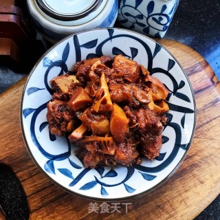 糖醋排骨炖竹笋的做法步调：14