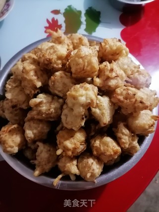 足板薯丸子的做法步调：8