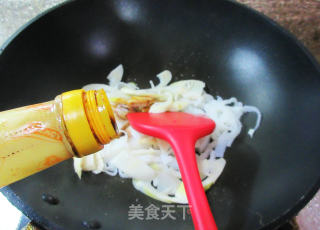 雷笋炒牛百叶的做法步调：6