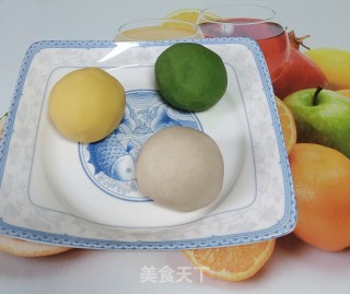 豆沙小面心的做法步调：10