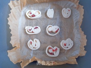 脚抓饼胡蝶酥的做法步调：7