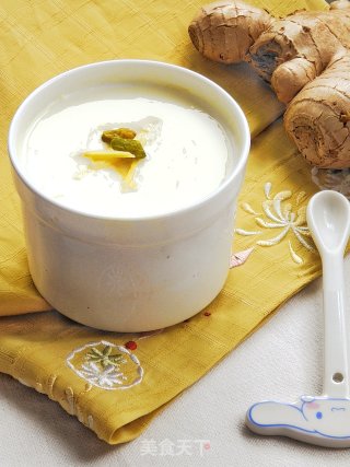 姜碰奶的做法步调：8