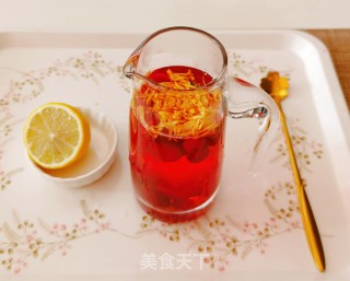 莓汁柠檬金丝皇菊茶的做法步调：6