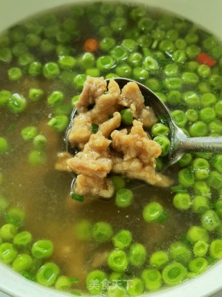 豌豆肉片汤的做法步调：9