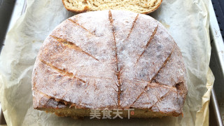 无糖无油齐麦欧包，免揉易操纵，麦喷鼻味实足的做法步调：17
