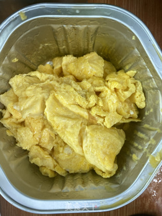 青椒炒鸡蛋的做法步调：10