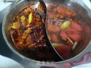 家庭版鸳鸯暖锅的做法步调：12