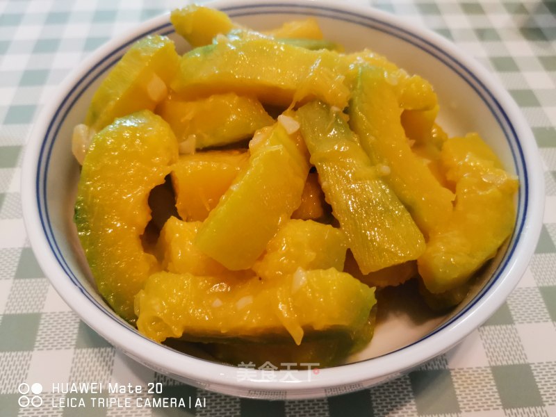 蒜蓉烧喷鼻芋北瓜的做法