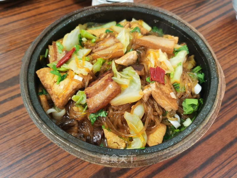 土沙锅炖菜的做法