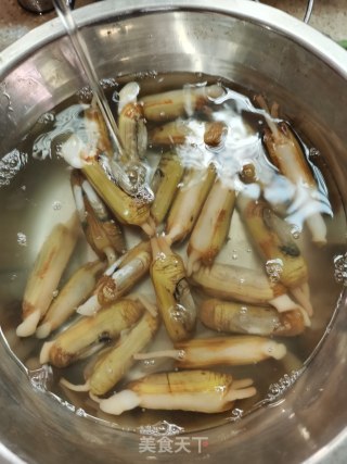 闽北插蛏的做法步调：1