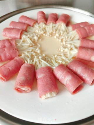 金针菇培根卷的做法步调：4