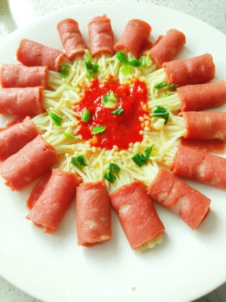 金针菇培根卷的做法步调：5