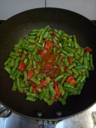 西白柿豆角焖里的做法步调：5