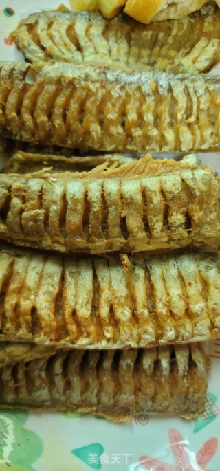 炸风琴带鱼的做法步调：13