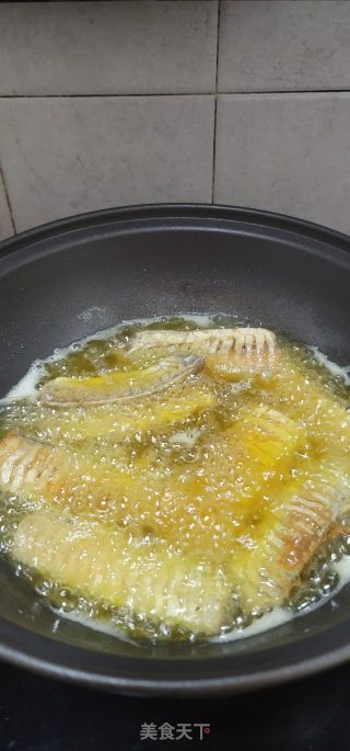 炸风琴带鱼的做法步调：10