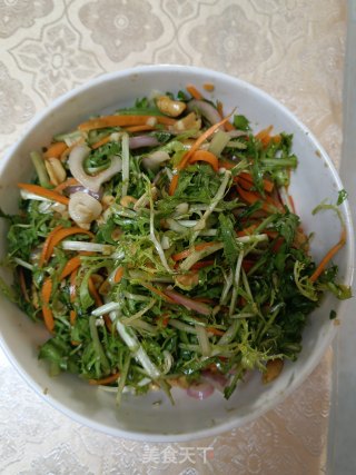 凉拌苦菊的做法步调：8