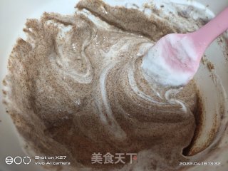 裸可可蛋糕块的做法步调：4