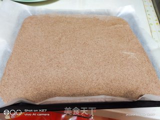 裸可可蛋糕块的做法步调：7