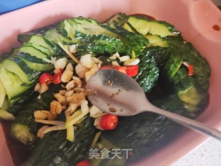 蓑衣黄瓜的做法步调：7