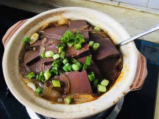 鸭血粉丝煲的做法步调：11