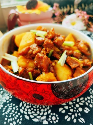 山药烧牛肉的做法步调：15