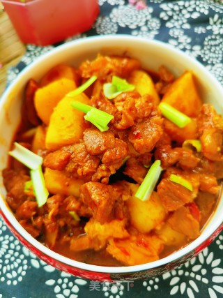 山药烧牛肉的做法步调：14