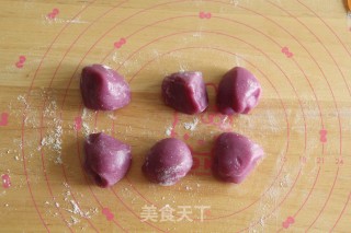 免烤箱，冰冰冷硬糯芋泥啵啵雪媚娘，那颜值，尽了！的做法步调：9