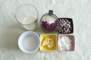 免烤箱，冰冰冷硬糯芋泥啵啵雪媚娘，那颜值，尽了！的做法步调：1