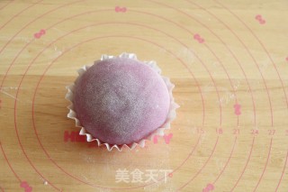 免烤箱，冰冰冷硬糯芋泥啵啵雪媚娘，那颜值，尽了！的做法步调：14