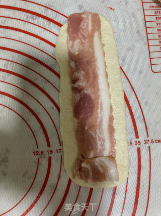 培根芝士里包卷的做法步调：9