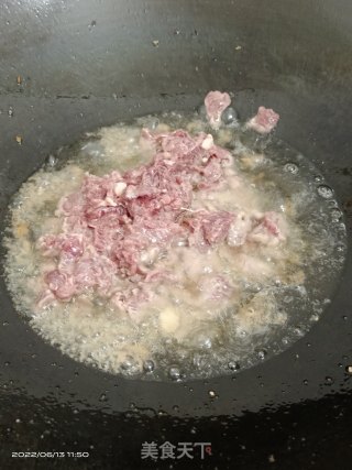 苦瓜炒牛肉的做法步调：3