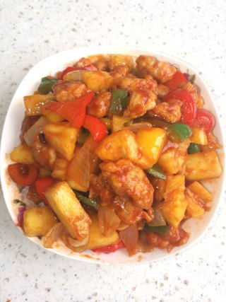 菠萝陈腐肉的做法步调：12