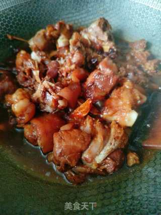 下压锅焖猪蹄的做法步调：7