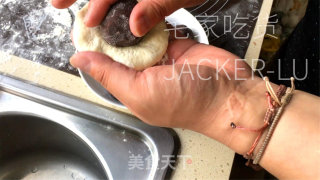 免揉豆沙里包，建造简朴，坚实适口，奶喷鼻味女实足。的做法步调：12
