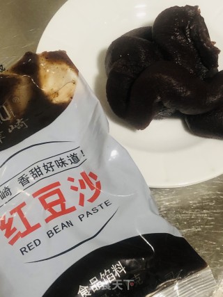 豆沙里包的做法步调：10