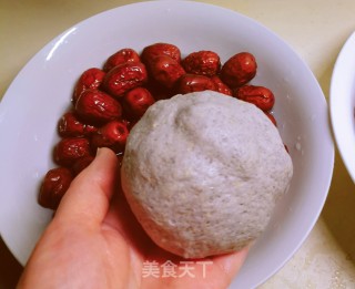 三开里枣馒头的做法步调：9