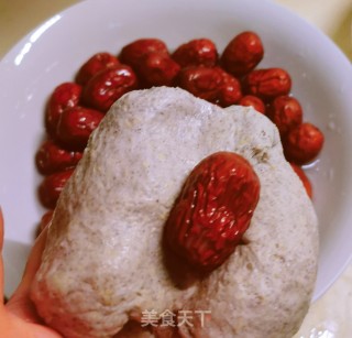 三开里枣馒头的做法步调：8