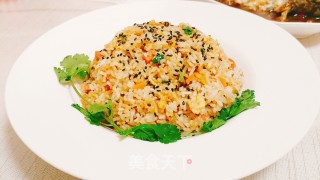 家常蛋炒饭的做法步调：9