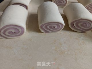 紫薯单色馒头的做法步调：5
