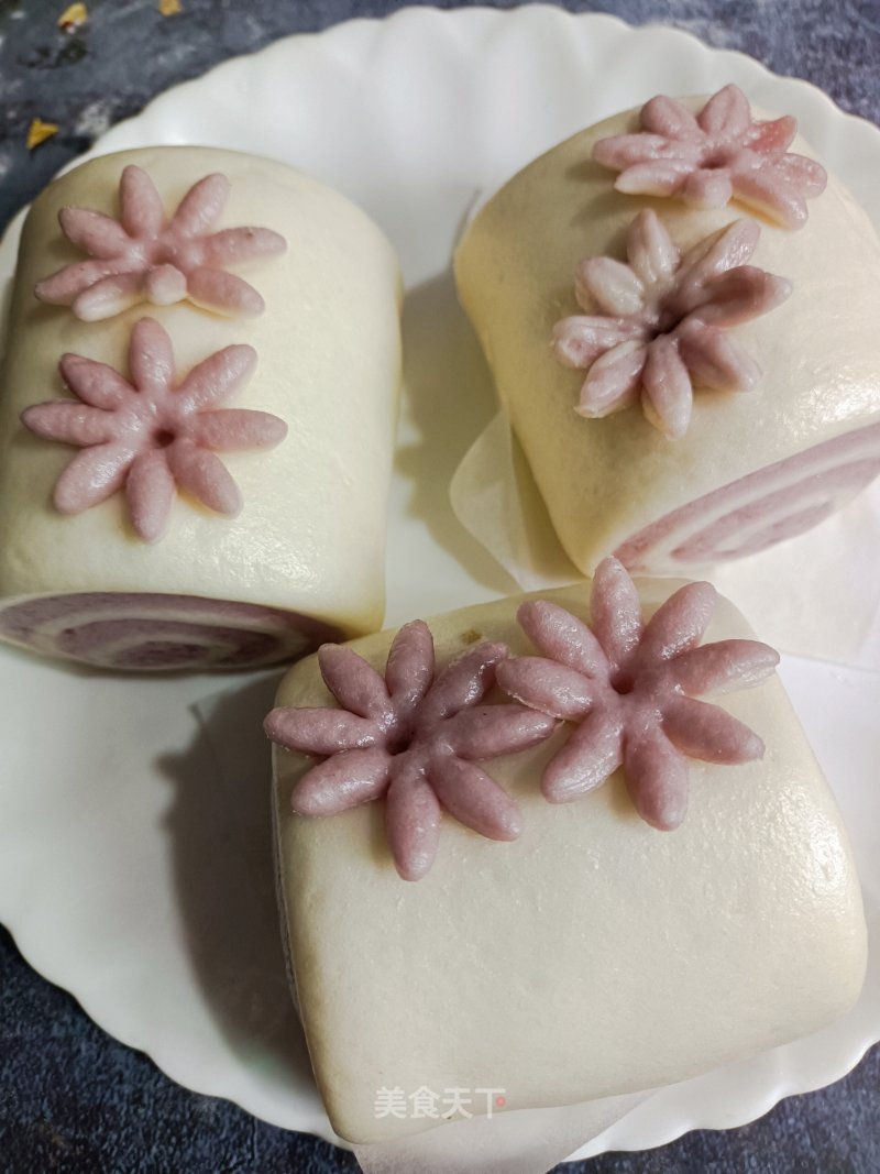 紫薯单色馒头的做法